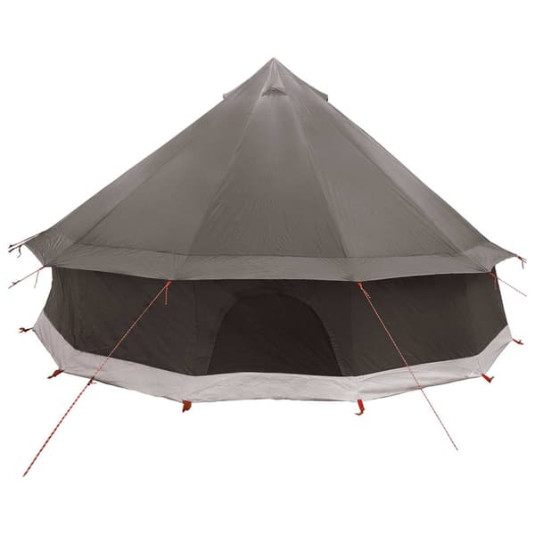 Tipi Tält Brun Grå 400 x 400 x 250 cm Polyester och Stål
