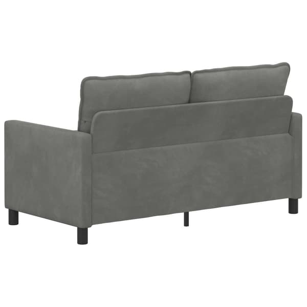 Soffa Mörkgrå 156 x 81 x 87,5 cm Sammet
