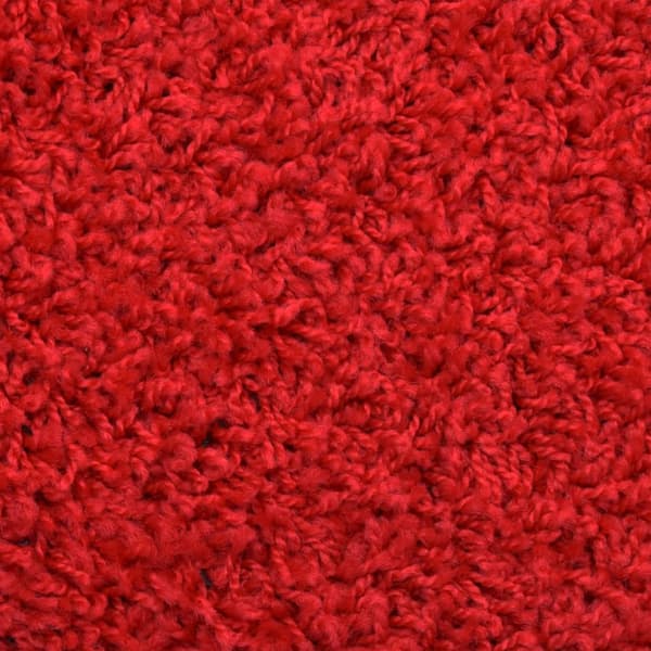 Trappmattor 15 st 65x21x4 cm röda halvrunda stora