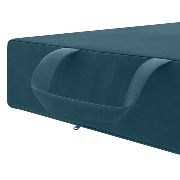 Fällbar Soffbed 90 x 67 x 45 cm Blå