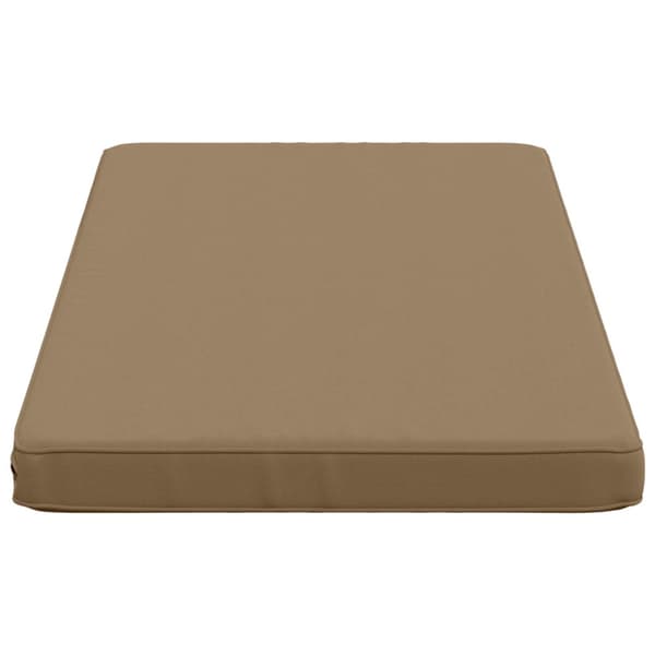 2-delade Bänk Kuddar VUGHT 2 st 100% Polyester Taupe