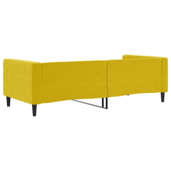 Dagbädd gul 90x200 cm sammet