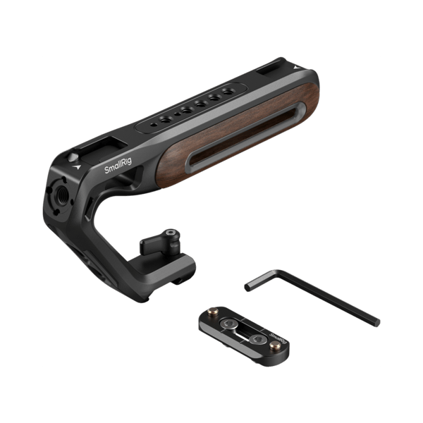 SmallRig 5251 Wooden Top Handle with NATO Clamp