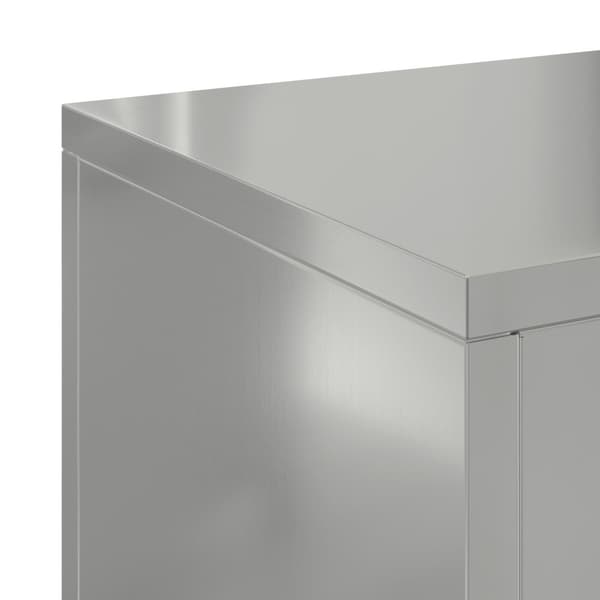 Växtställ 2 pcs Silver 24 x 24 x 55 cm Galvaniserat stål