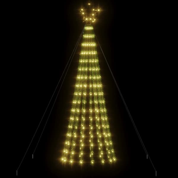 LED julgran 339 LEDs varmvit 180 cm