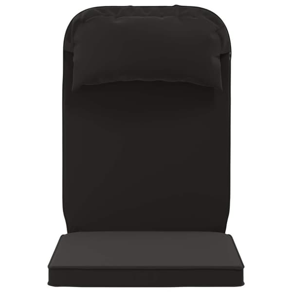 Solsängkudde 100% Polyester Svart 55 x 124 x 5 cm
