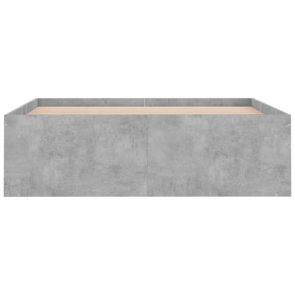 Sängram betonggrå 120x200 cm