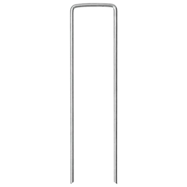 Markpinne U-format 25 st 15x3,5 cm galvaniserat stål