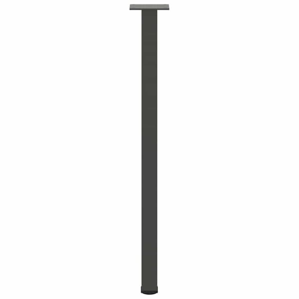 Konsolbordsben 4 st antracit 72-74 cm stål