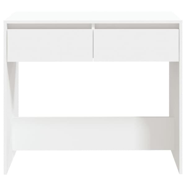 Konsolbord vit 89x41x76,5 cm konstruerat trä