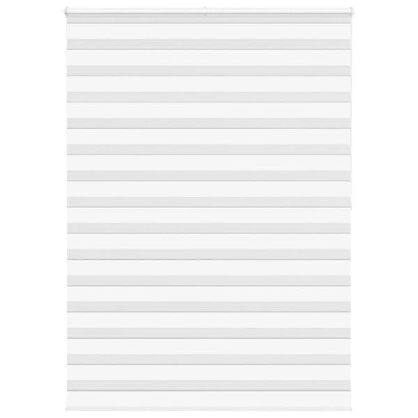 Rullgardin zebra vit 160x200 cm tyg bredd 155,9 cm polyester