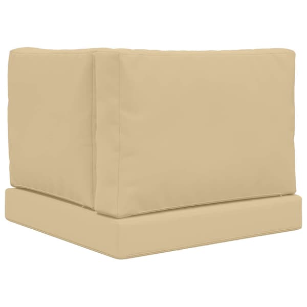 Utomhus Soffa Kudde 3 pcs Beige Polyester