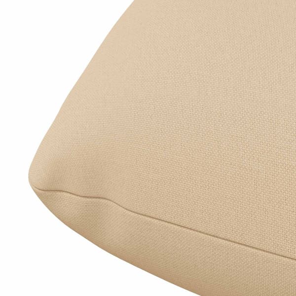 Sittkuddar VIANEN 4 st 100% Polyester Gräddvit 50 x 50 x 12 cm