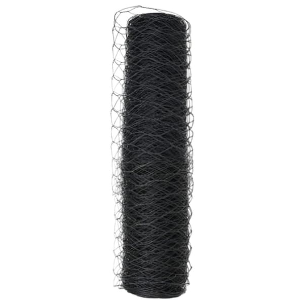 Hexagonstängsel Grå 0,5 x 100 m PVC