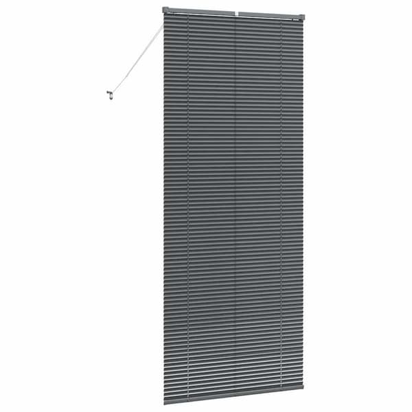 Persienner Mörkgrå 220 x 95 cm Aluminium