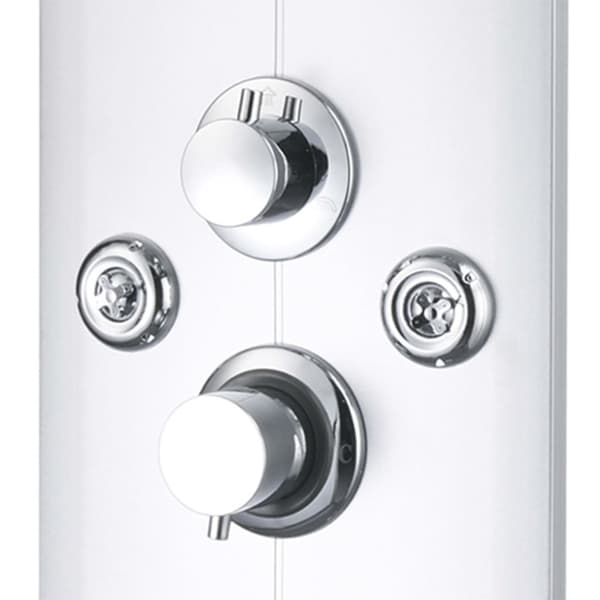 Duschpanel 25x43x120 cm silver