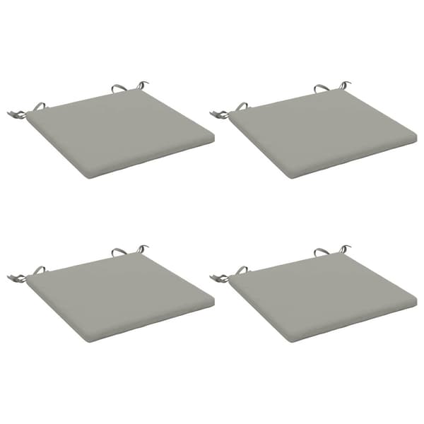 4-delade Sittdynor SOEST 4 st 100% Polyester Grå 50 x 50 x 3 cm