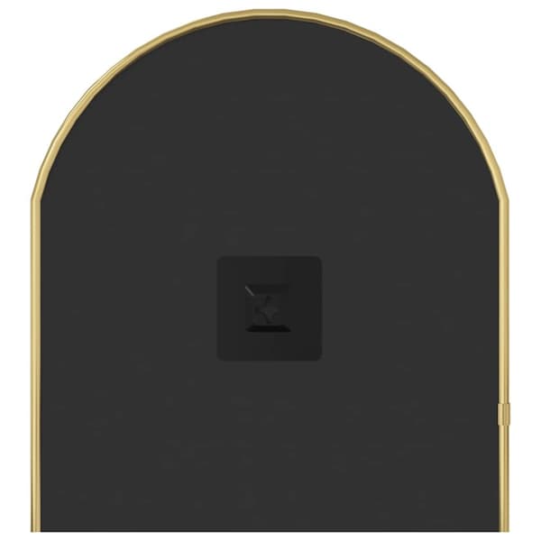 Väggspegel guld 70x30 cm oval