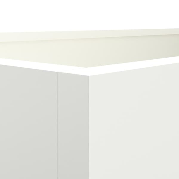 Odlingslåda vit 62x30x29 cm stål