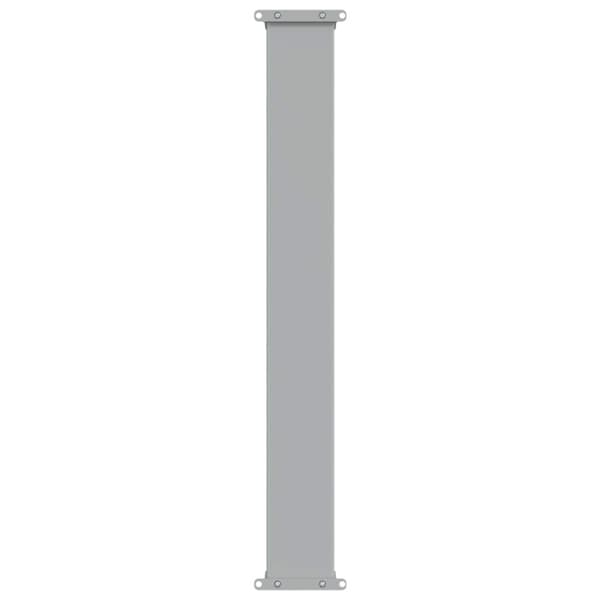Infällbar sidomarkis 100 x 300 cm gräddvit