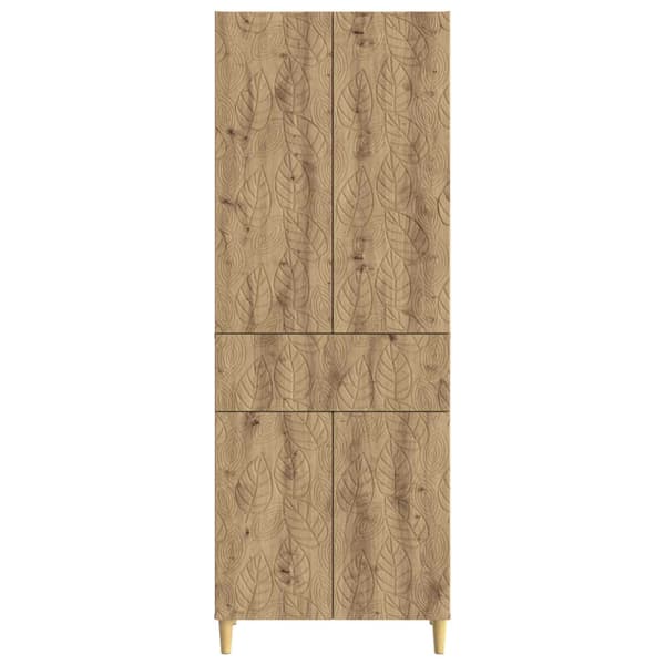 Skåpset 2 pcs Konstruerat trä