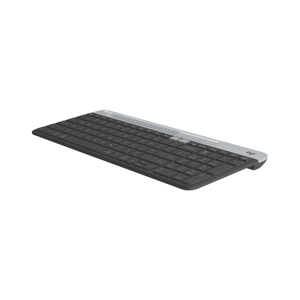Logitech Slim Multi-Device Wireless Keyboard K580 tangentbord Trådlös RF + Bluetooth Nordic grafit
