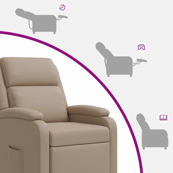 Recliner Cappuccino Konstläder