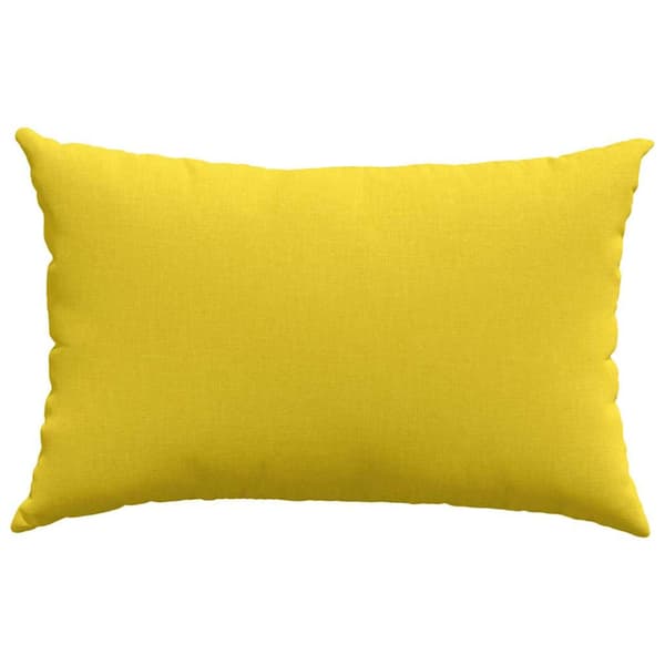 Sofakuddar 2 pcs Ljusgul 60 x 40 cm tyg