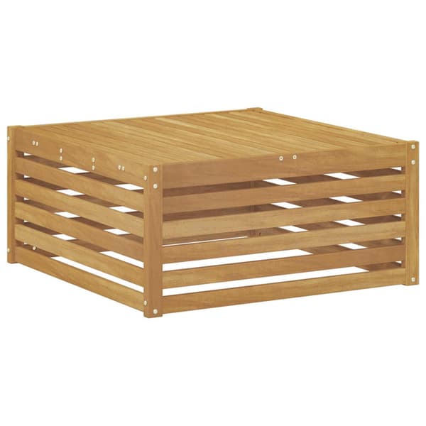 Utomhussoffset med kudde 6 pcs Vit och Beige Polyester