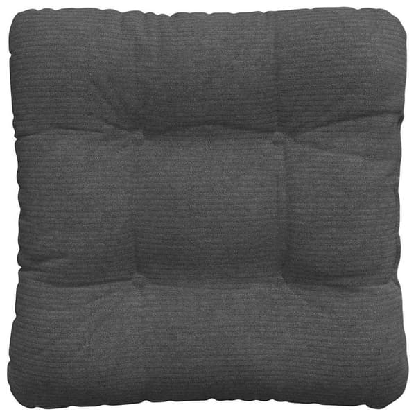 Sittkuddar 4 pcs Mörkgrå 45 x 45 cm Kordread tyg