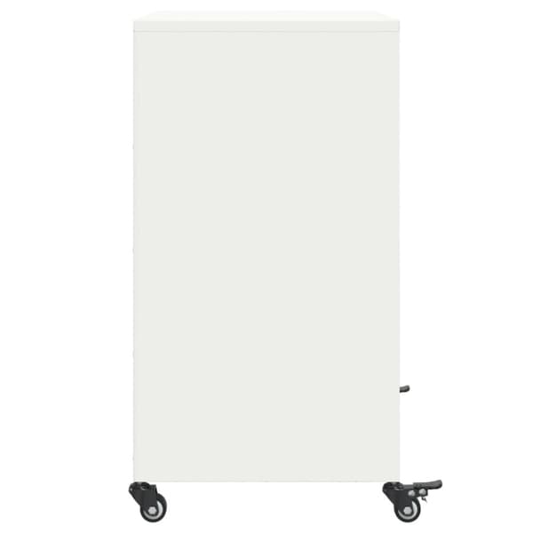 Skänk vit 68x39x72 cm stål