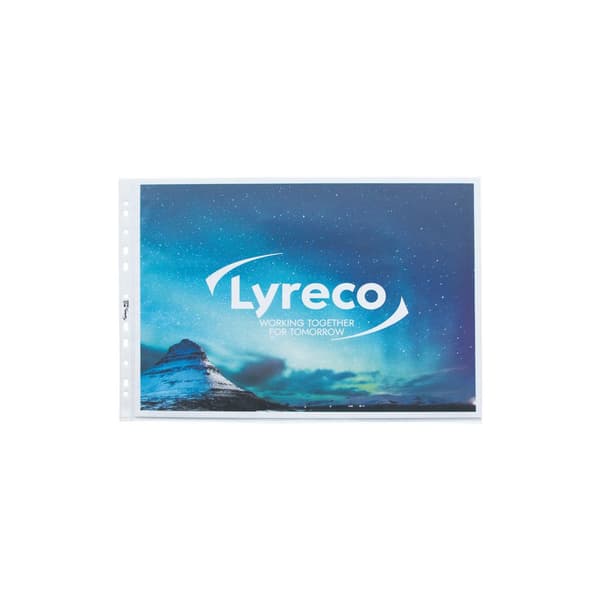 Plastficka LYRECO A3L 0,08 klar 10/fp