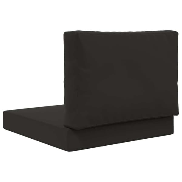 Utomhus Soffa Kudde 2 pcs Svart Polyester