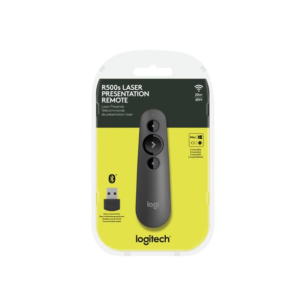 Logitech R500s presentationsfjärrkontroll - grafit