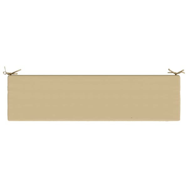 Bänk kudde SOEST 100% Polyester Beige 160 x 40 x 5 cm