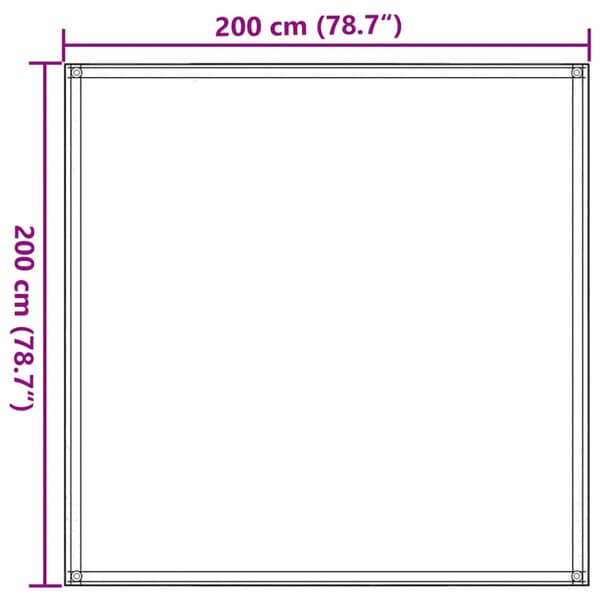 Tältmatta 200x200 cm beige