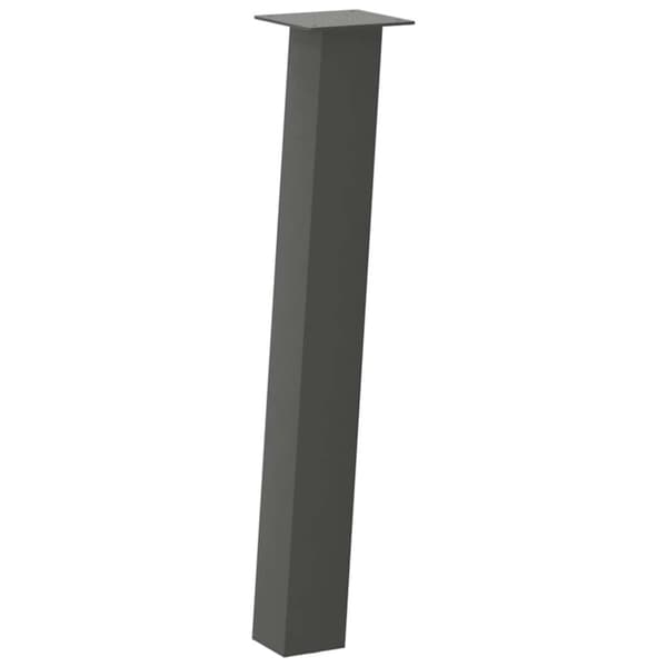 Konsolbordsben 4 st antracit 72 cm stål