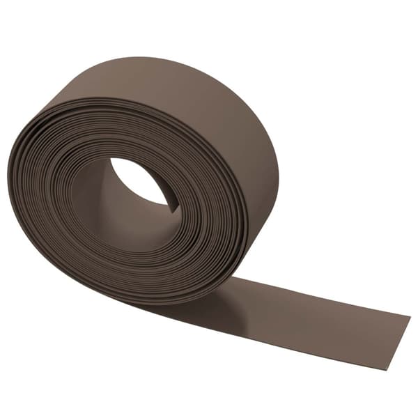 Trädgårdskant 25 m 20 cm PE Brun