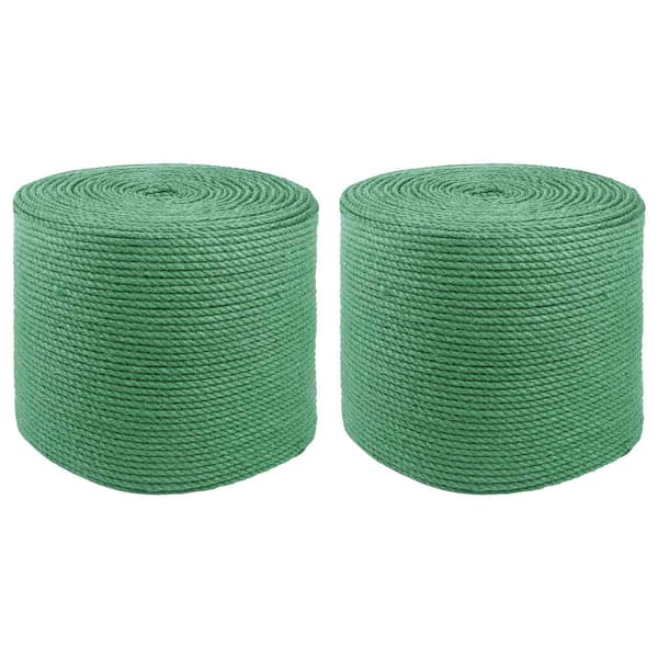 Juterep 2 pcs Grön 100% Tossa jute