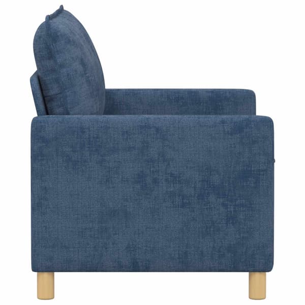 Soffa Blå 126 x 81 x 87,5 cm Polyester