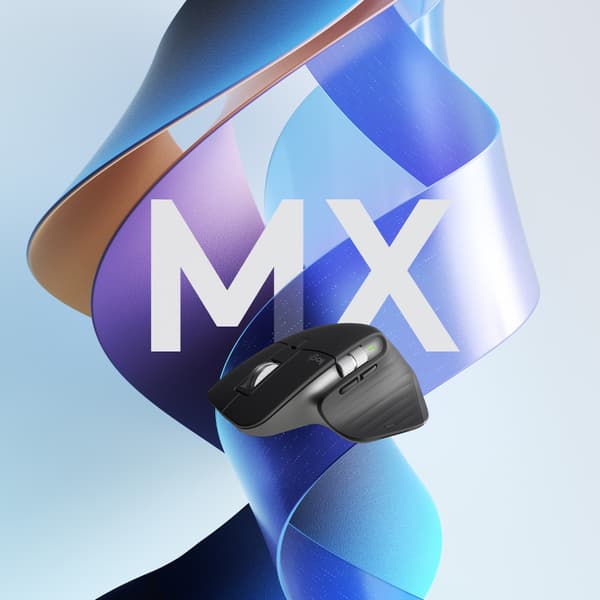 Logitech MX Master 3S datormöss högerhand Trådlös RF + Bluetooth laser 8000 DPI