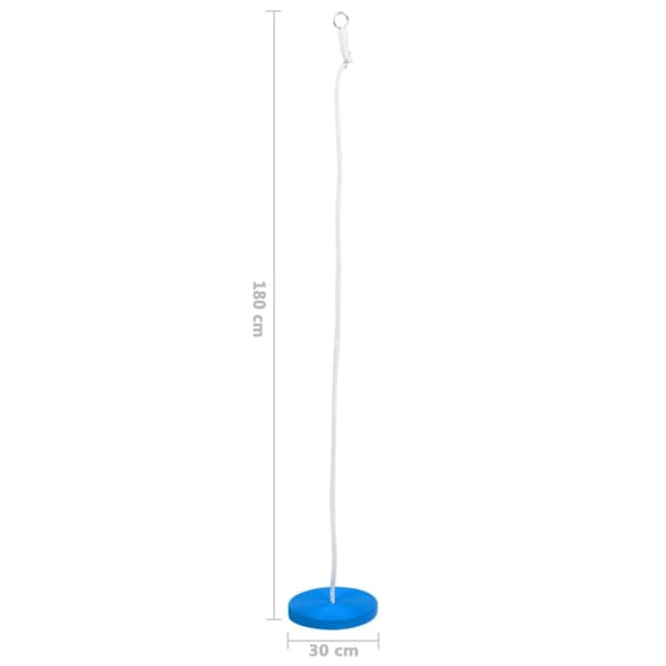Tallriksgunga 200 cm blå