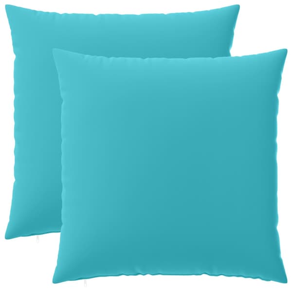 Kuddöverdrag 2 st HEERLEN Turkos 60 x 60 cm Polyester