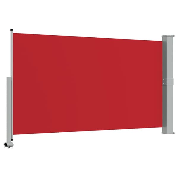 Infällbar sidomarkis 140 x 300 cm röd