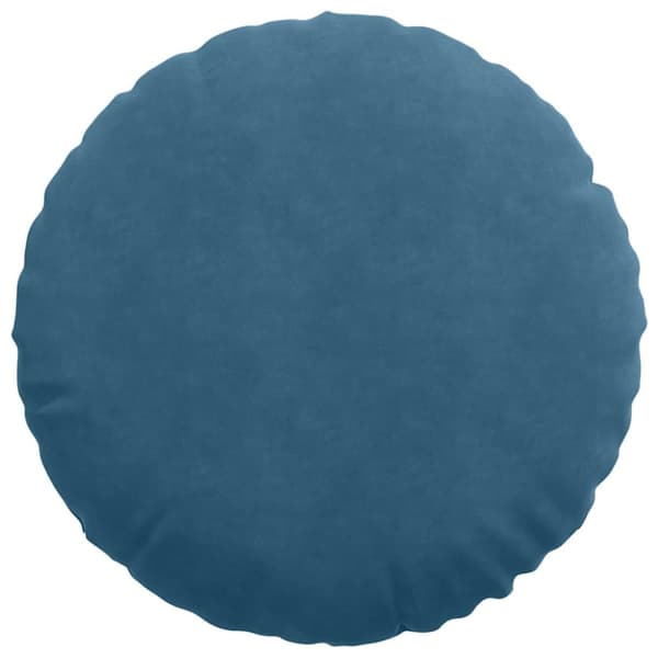 Sittkuddar 2 pcs Blå Ø60 x 21 cm Sammet