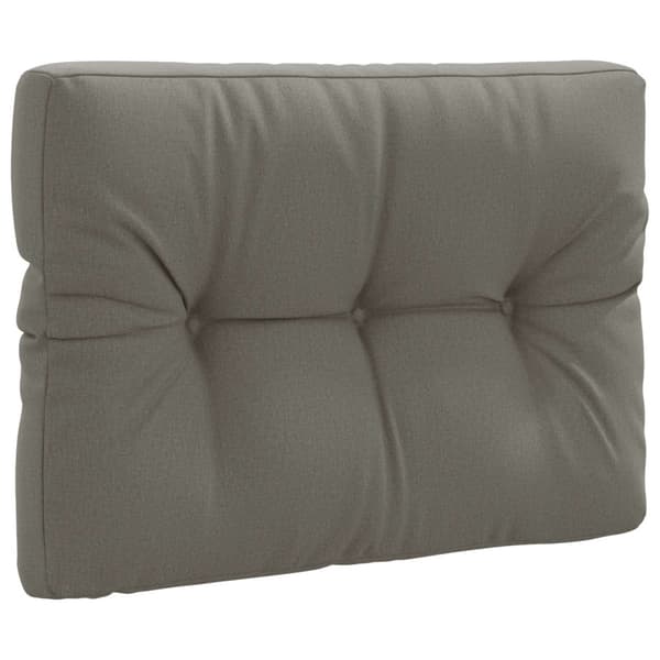 Pallryggkudde VIANEN 100% Polyester Grå 70 x 60 x 12 cm
