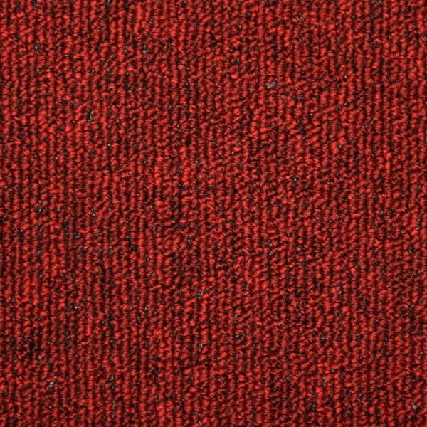 Trappmattor 30 st 65x21x4 cm röd rektangulär kant