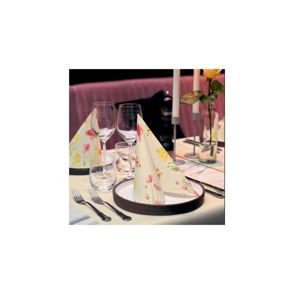 Servett Poppy D-soft 40X40cm 60/fp
