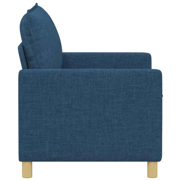 Soffa Blå Tyg