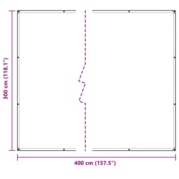 Växtskydd Transparent 3 x 4 m PVC